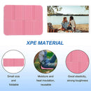 Camping Cushion Seat Foldable XPE Foam Pads Waterproof for Picnic (Pink) Newly