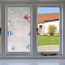 45x100cm Tropical Fish PVC Glass Window Film Stickers Shading Home Decor Newly