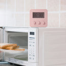 Digital Screen Kitchen Timer Square Cooking Countdown Alarm Clock (Pink)