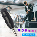 XLR 3-Pin Female to 6.35mm Mono Male Plug Audio Jack Adapter Connector Converter