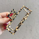 Korean Leopard Hair Claw Clamps Metal Women Hairpin Crab Headwear (Style 3)