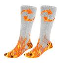 Women Men Outdoor Anti-Cold Foot Heating Stockings Winter Warm Thermal Socks