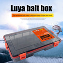 Double Sided Fish Hook Lures Bait Storage Box Fishing Tackle Case (Orange) Newly