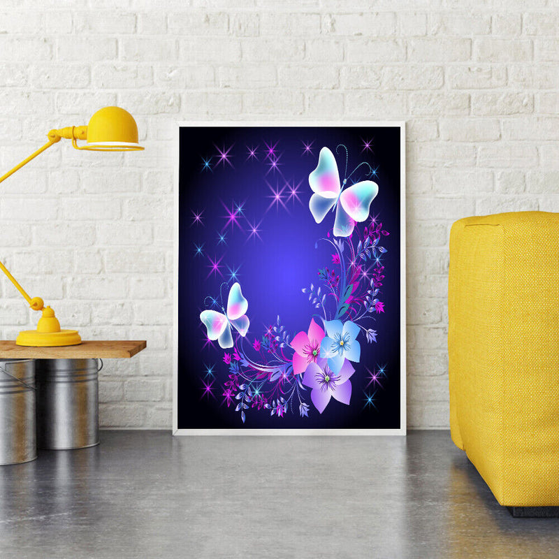 Oil Paint By Numbers Butterfly Coloring Picture Digital Drawing