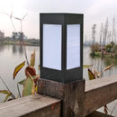 Solar Fence Post LED Cap Light Waterproof Street Garden Lamp (Warm White)