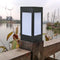 Solar Fence Post LED Cap Light Waterproof Street Garden Lamp (Warm White)