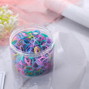 Colorful Elastic Bands Mini Rubber Bands for Kids Hair Braids Home Supplies