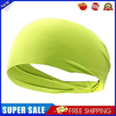 Sports Headband Men Women Running Quick Drying Elastic Hair Band (Yellow)