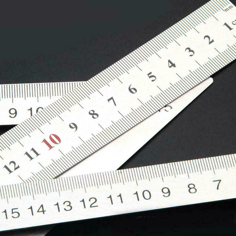 Steel L-Square Angle Ruler 90° Ruler For Woodworking Top 2021 Tool W1Q3