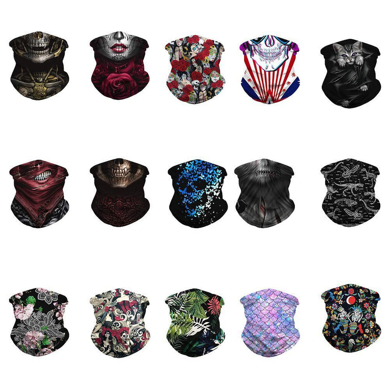 Workout Yoga Face Bandana Neck Gaiter Magic Tube Scarf Outdoor Headwear