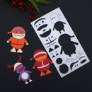 Snowvirtuos Santa Claus Combination DIY Scrapbook Craft Embroidery Cutting Tool