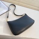 Fashion Women PU Shoulder Underarm Bag Casual Solid Color Small Purse Handbags