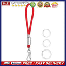 Outdoor Safety Gear Parachute Cord Carabiner Keychain Nylon Lanyard w/ Key Ri
