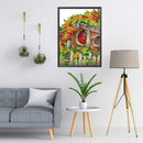 DIY Cottage Printed Cross Stitch Partial Embroidery 14CT Stamped Home Needlework