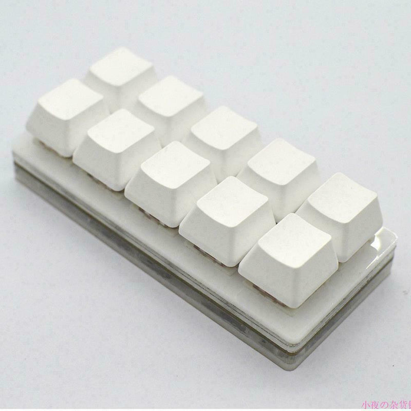 1 Size Programmable Mechanical Keyboard 10 keys Macro DIY keypad Switch Red Z3O4