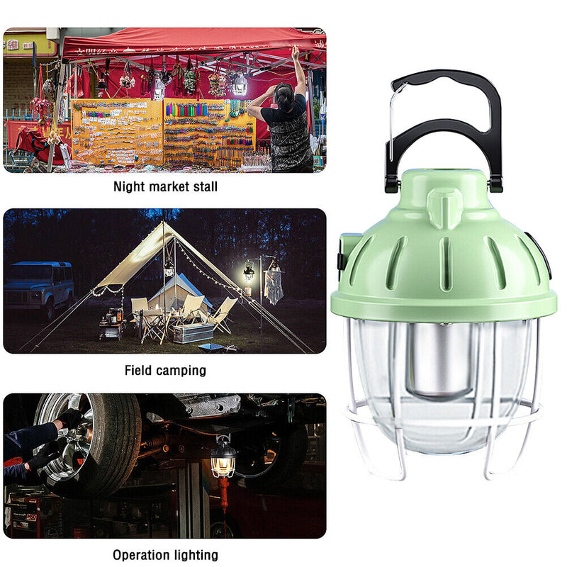 Retro Camping Light IPX4 Waterproof One-key Control 7-level Dimming for Outdo