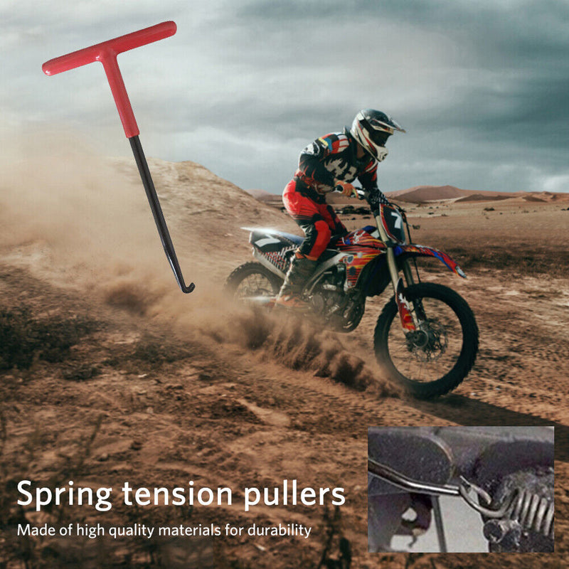 T-Handle Motorcycle Exhausted Pipe Springs Puller Scooter Installer Remover Hook