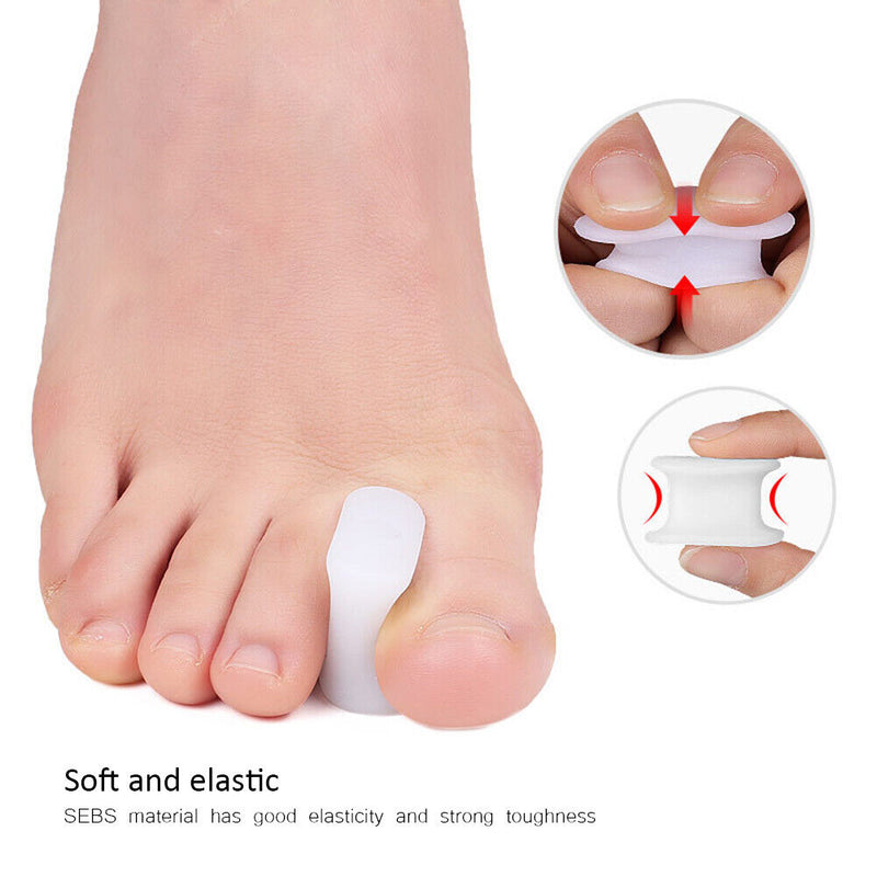 1 Pair 2pcs Toes Separator Ectropion Adjuster Bone Thumb Orthotics Corrector