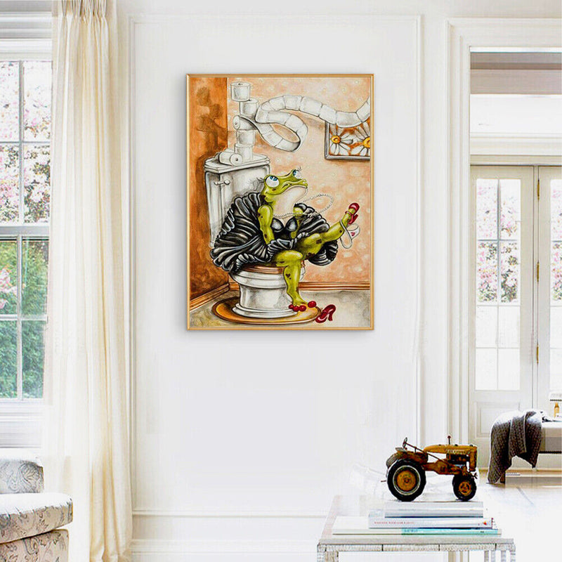 AISEN DIY 5D Diamond Complete Set Diamond Painting Frog Animals Cartoon Rhinestone K