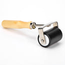 Hard Rubber Roller Wooden Handle Printing Ink Brayer Artists Art Tool (S)
