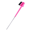 Double Sided Hair Edge Brushes Comb Pin Tail Hair Styling Tool (Rose Red)