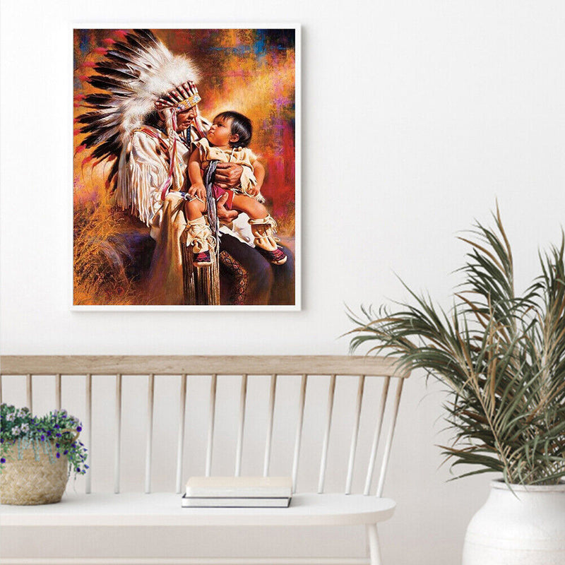 Oil Painting By Number Old Woman Oil Digital Picture Home Wall Decor for Gift