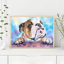5D Diamond Painting Kit DIY Dog Full Round Drill Mosaic Animal Home Decorations