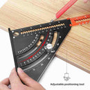 Multifunction Folding Triangle Ruler Folding Measuring Ruler Protractor L2Q7