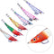 Luminous Wood Shrimp Fishing Lures 12cm 14.3g Artificial Bait (Red White)