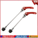Pair Bike Bicycle Cycling Wheel Hub Skewers Quick Release Bolt red