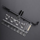 Desktop Computer Case 3P/4P Cooler Fan Hub Speed Controller PC Cooler Regulator