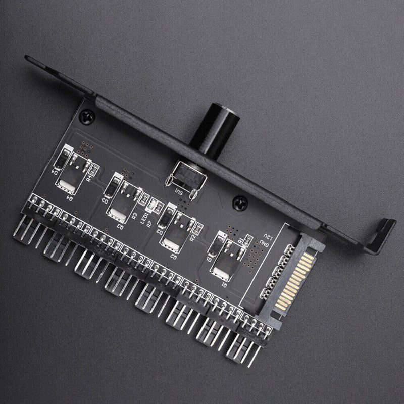 Desktop Computer Case 3P/4P Cooler Fan Hub Speed Controller PC Cooler Regulator