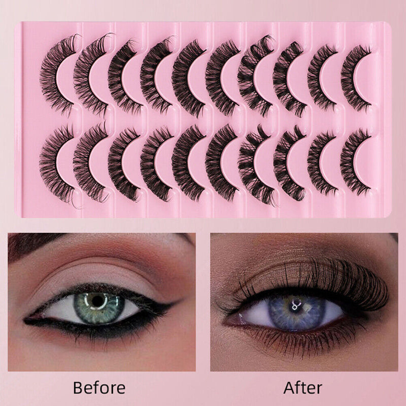 Faux Lashes Eyelashes Extension Fluffy Lashes Elevate Enlarge Eye (DH06-H5)