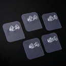 Transparent Wall Power Plug Hook Socket Holder Storage Hanger Wire Bracket