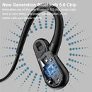 Induction Music Bone Conduction Headset Headphone Memory Earphones Waterproof