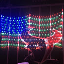 Flag Net Light Independence Day American Flag Lights With 420 Super Bright LEDs