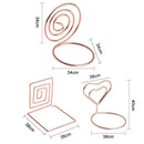 Clamp Heart Shape Photos Clips Clamps Stand Place Card Table Numbers Holder