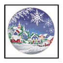 DIY 11CT Cross Stitch Stamped Winter Scenery Needlework Kit 35x35cm (5256) Newly