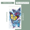 DIY Diamond Painting Glasses Storage Bags Waterproof Pouches (YD008) (Butterfly)
