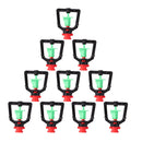 10pcs Rotating Irrigation Watering Sprayer Nozzles Garden Lawn Sprinkler Tools
