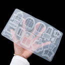 Key Ring Hanging Pendant Silicone Mould Keychain Mold Quicksand Shaker Mold