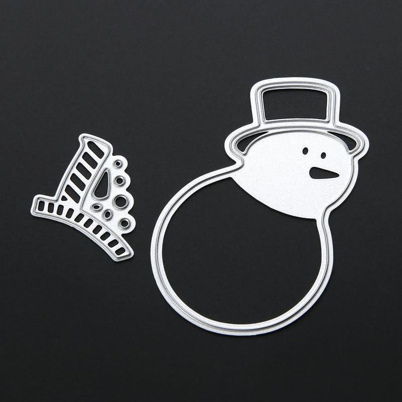 Snowman DIY Metal Stencil for Scrapbook Embossing Craft Cutting Die Decor