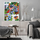Flower Bird Oil Paint By Numbers DIY Canvas Wall Art Picture Craft Home Decor