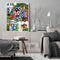Flower Bird Oil Paint By Numbers DIY Canvas Wall Art Picture Craft Home Decor