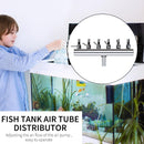 Air Oxygen Pump Aquarium Fish Tank Stainless Steel Splitter Hose (6 Ways) Newly