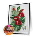 DIY 5D Diamond Leaves Part Special Drill Rhinestone Painting Kit (Y231) Newly