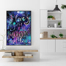 No Frame Nordic Modern Canvas Print Painting Starry Sky Wall Art Picture Poster