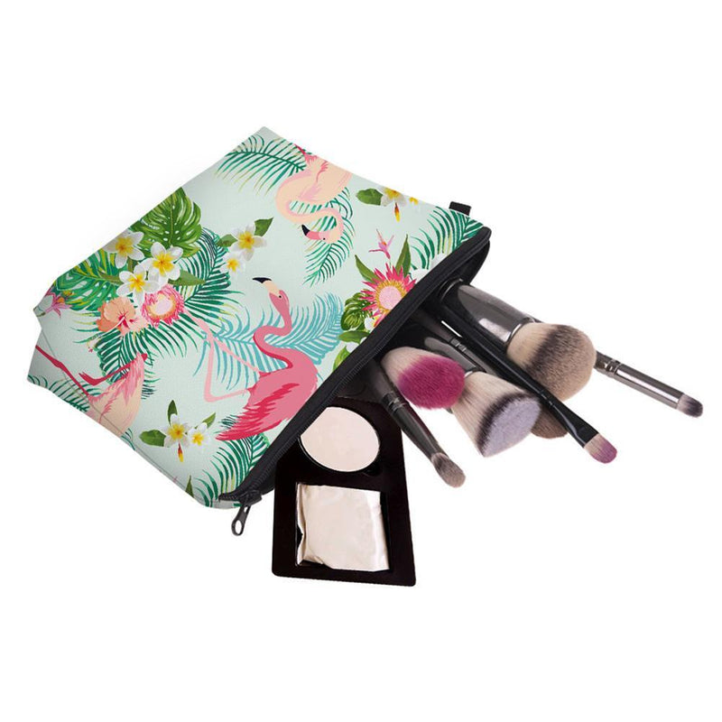 Casual Fashion Women Clutch Bird Print Handbag Storage Makeup Bags(51302)