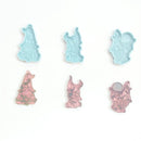 Silicone Moulds Jewelry Making Tool Christmas Keychain Molds Garden Elves Mold