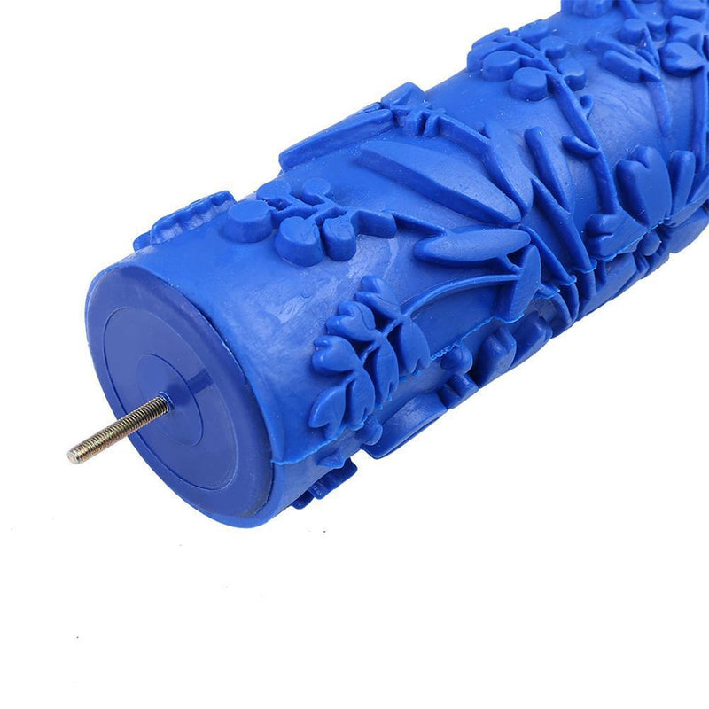 DIY Rubber Roller Embossed Paint Roller Wall Texture Stencil Brush (ZZ0078)